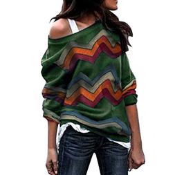 Respctful ♪☆ Women's Print Blouse Long Sleeve Sweatshirt